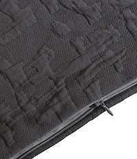 HiEnd Accents Porto Matelasss Abstract Textured Euro Sham