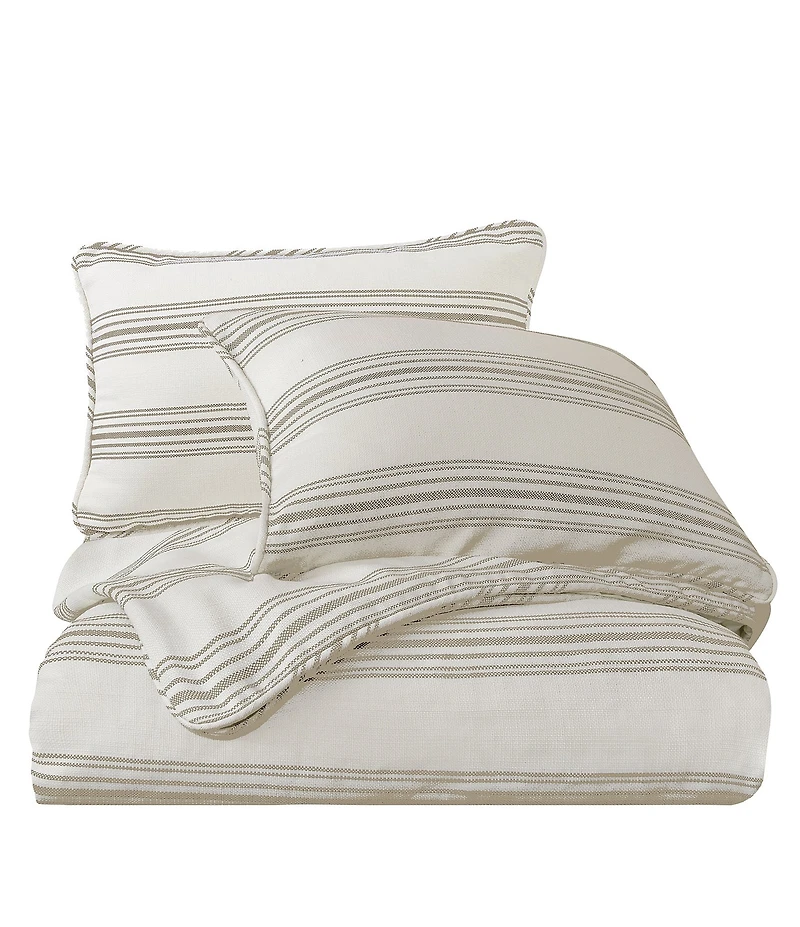 HiEnd Accents Prescott Stripe Duvet Cover Mini Set