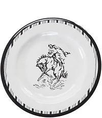 HiEnd Accents x Paseo Road Ranch Life Collection Melamine Dinner Plates, Set of 4