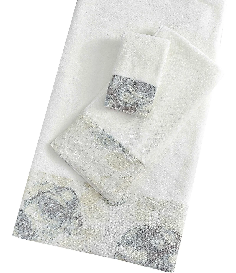 HiEnd Accents Rosaline Linen 3-Piece Bath Towel Set