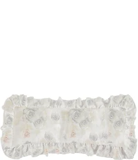 HiEnd Accents Rosaline Floral Ruffled Pillow