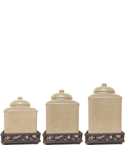 HiEnd Accents Savannah Canister Set