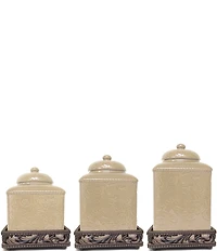 HiEnd Accents Savannah Canister Set