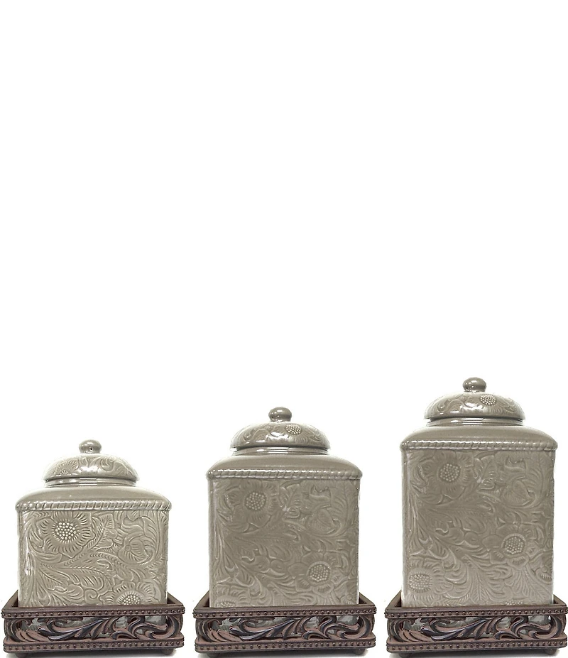 HiEnd Accents Savannah Canister Set