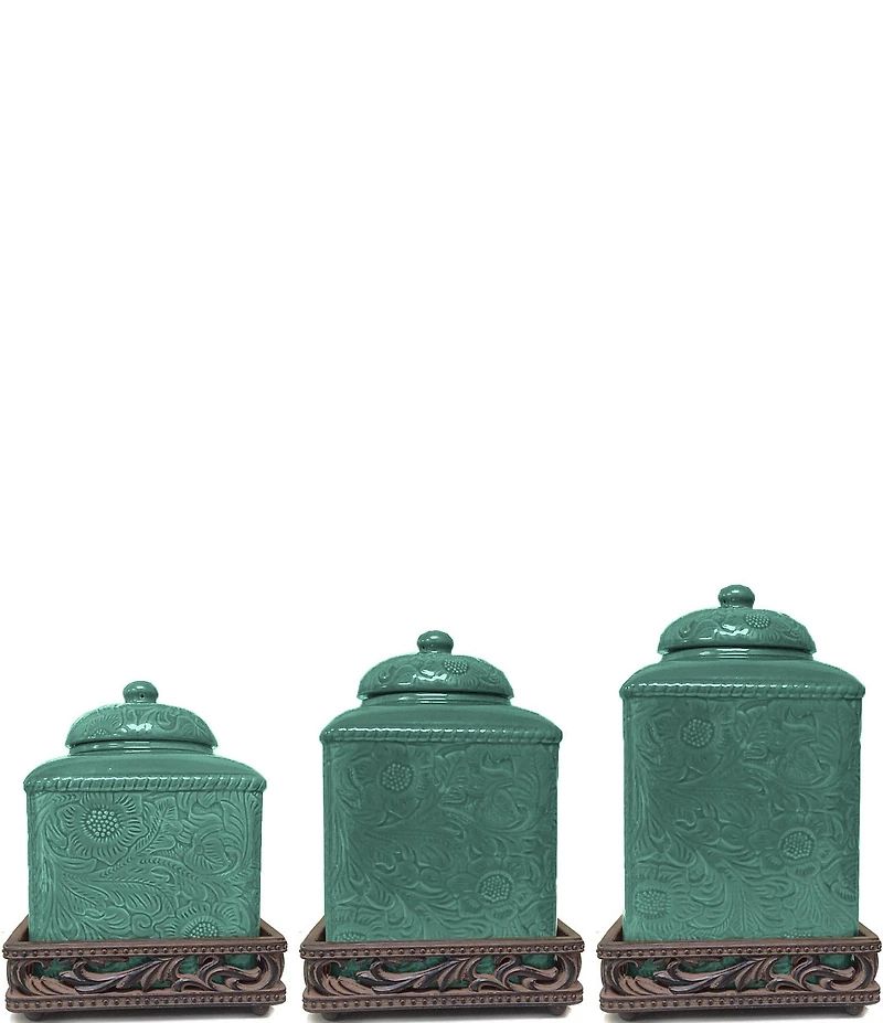 HiEnd Accents Savannah Canister Set