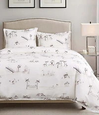 HiEnd Accents Seaside Lyocell Duvet Cover Mini Set