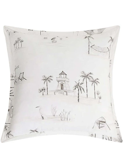 HiEnd Accents Seaside Moisture Wicking Euro Sham