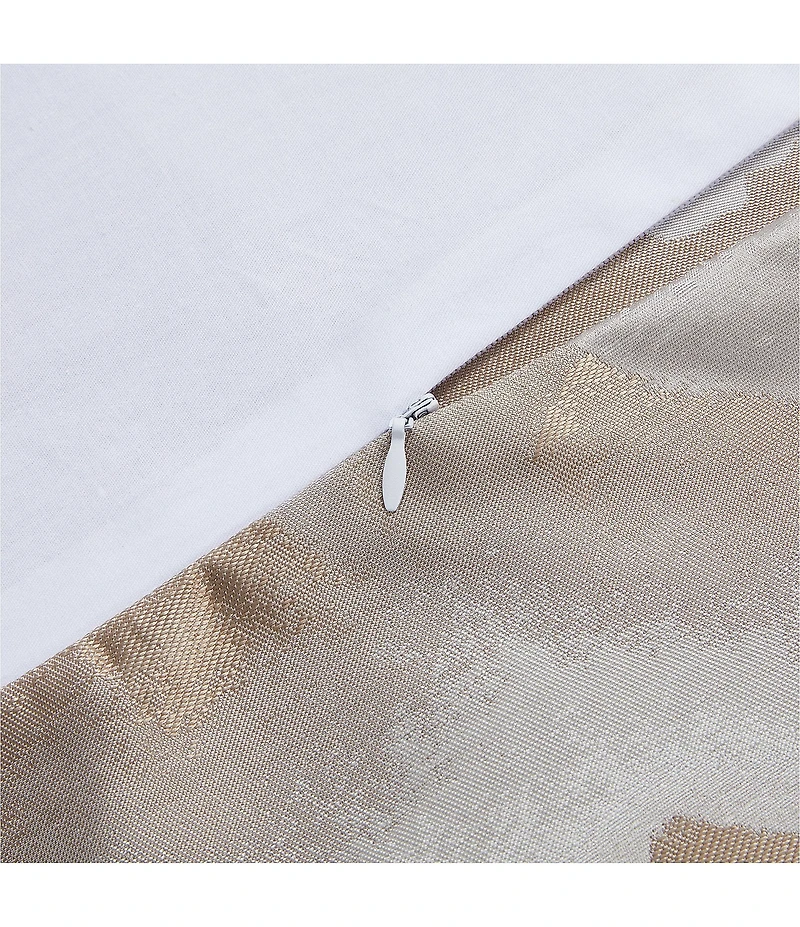 Hiend Accents Serenity Modern Woven Jacquard Duvet Cover Mini Set