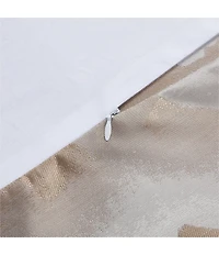 Hiend Accents Serenity Modern Woven Jacquard Duvet Cover Mini Set