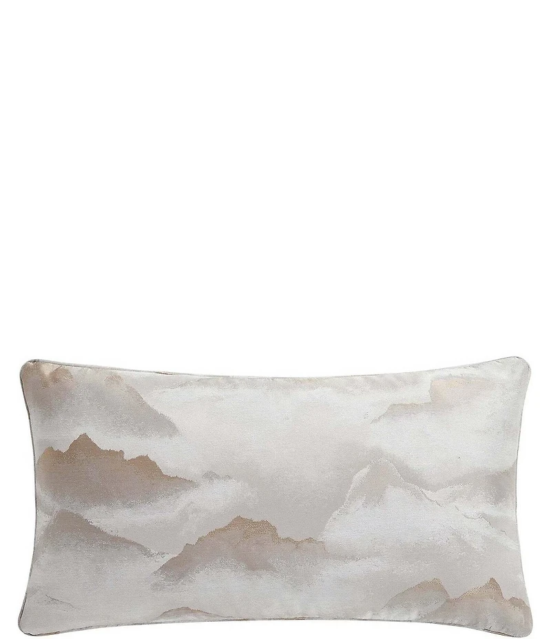 HiEnd Accents Serenity Modern Woven Jacquard Lumbar Pillow