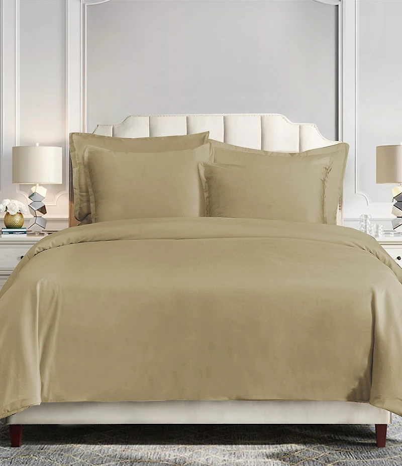 HiEnd Accents Simone Velvet Duvet Cover Mini Set