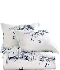 HiEnd Accents Ski Toile Collection Lyocell Duvet Cover Mini Set