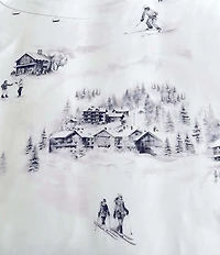 HiEnd Accents Ski Toile Collection Lyocell Duvet Cover Mini Set