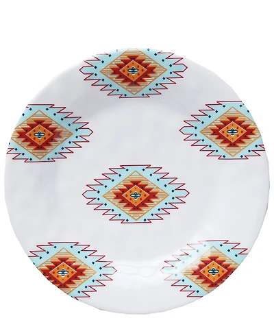 HiEnd Accents Southwest Melamine Salad Plate, Set of 4