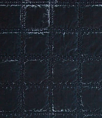 HiEnd Accents Stella Collection Faux Silk Velvet Double Box Stitched Throw Blanket