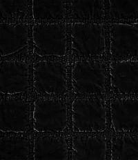 HiEnd Accents Stella Collection Faux Silk Velvet Double Box Stitched Throw Blanket