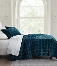 HiEnd Accents Stella Faux Silk Double Box Stitch Quilt Mini Set