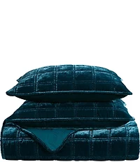 HiEnd Accents Stella Faux Silk Double Box Stitch Quilt Mini Set