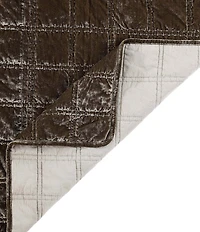 HiEnd Accents Stella Faux Silk Double Box Stitch Quilt Mini Set