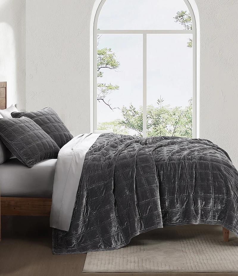 HiEnd Accents Stella Faux Silk Double Box Stitch Quilt Mini Set