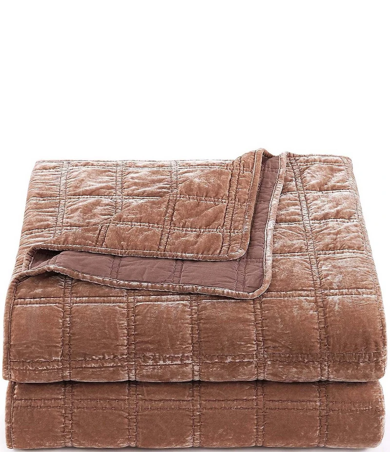 HiEnd Accents Stella Faux Silk Double Box Stitch Quilt Mini Set