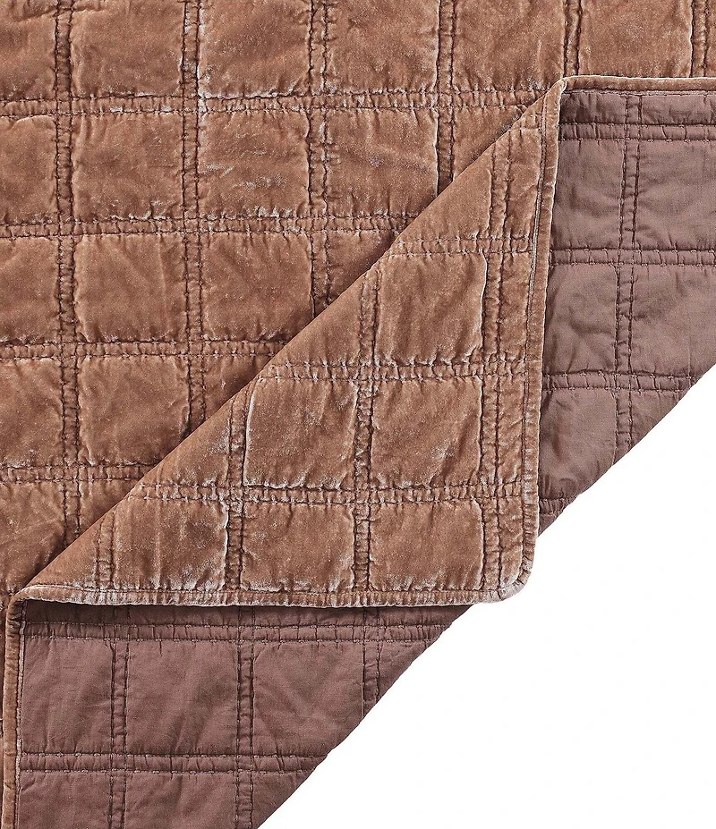 HiEnd Accents Stella Faux Silk Double Box Stitch Quilt Mini Set