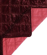 HiEnd Accents Stella Faux Silk Double Box Stitch Quilt Mini Set