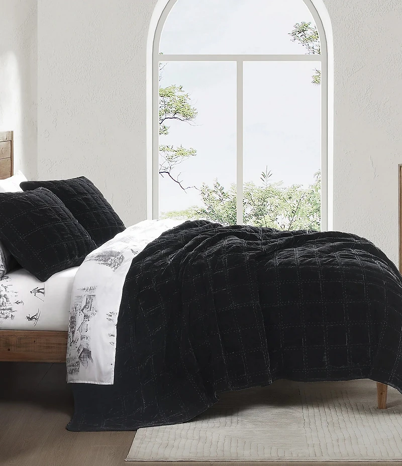 HiEnd Accents Stella Faux Silk Double Box Stitch Quilt Mini Set