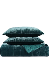 HiEnd Accents Stella Faux Silk Double Box Stitch Quilt Mini Set