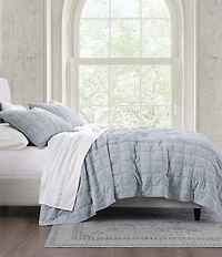 HiEnd Accents Stella Faux Silk Double Box Stitch Quilt Mini Set