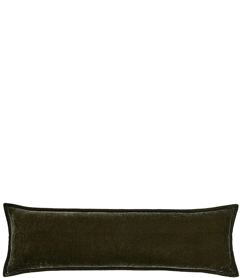 HiEnd Accents Stella Faux Silk Velvet Long Lumbar Pillow