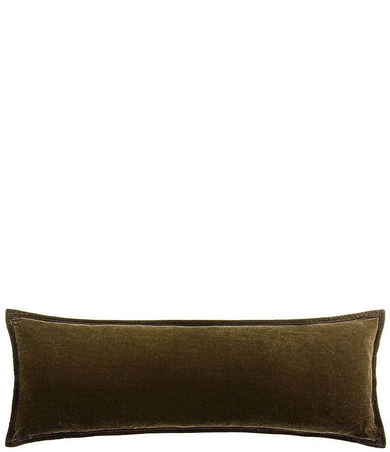 HiEnd Accents Stella Faux Silk Velvet Long Lumbar Pillow