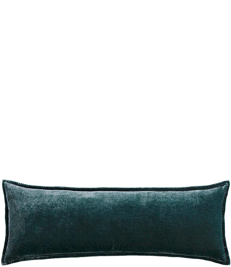 HiEnd Accents Stella Faux Silk Velvet Long Lumbar Pillow