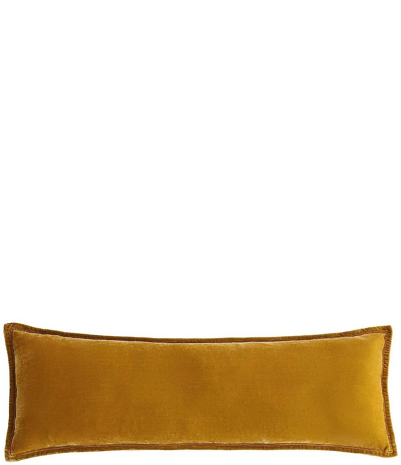 HiEnd Accents Stella Faux Silk Velvet Long Lumbar Pillow