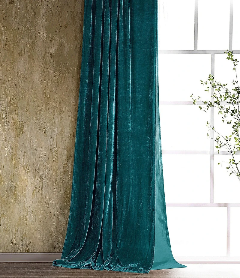 HiEnd Accents Stella Lined Silk Velvet Window Treatment
