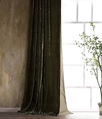 HiEnd Accents Stella Lined Silk Velvet Window Treatment
