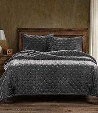 HiEnd Accents Stella Silk Velvet Quilt Mini Set