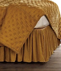 HiEnd Accents Stella Silk Velvet Bed Skirt
