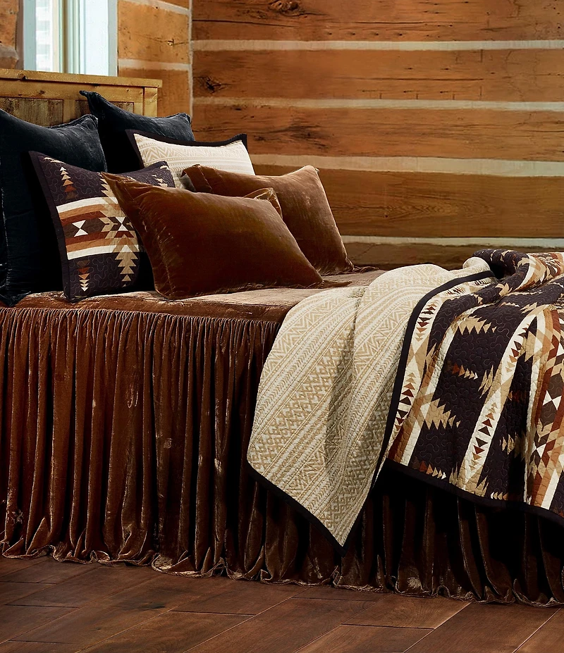 HiEnd Accents Stella Silk Velvet Bedspread Mini Set