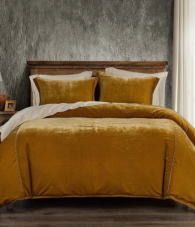 HiEnd Accents Stella Silk Velvet Duvet Cover Mini Set