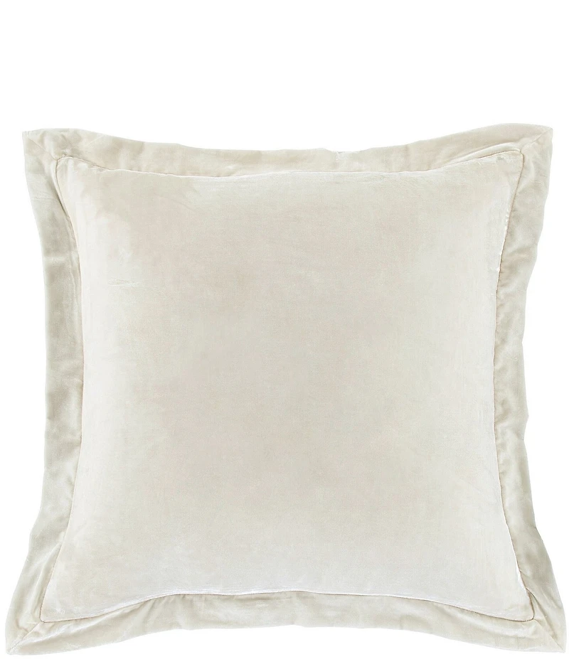 HiEnd Accents Stella Silk Velvet Flanged Euro Sham