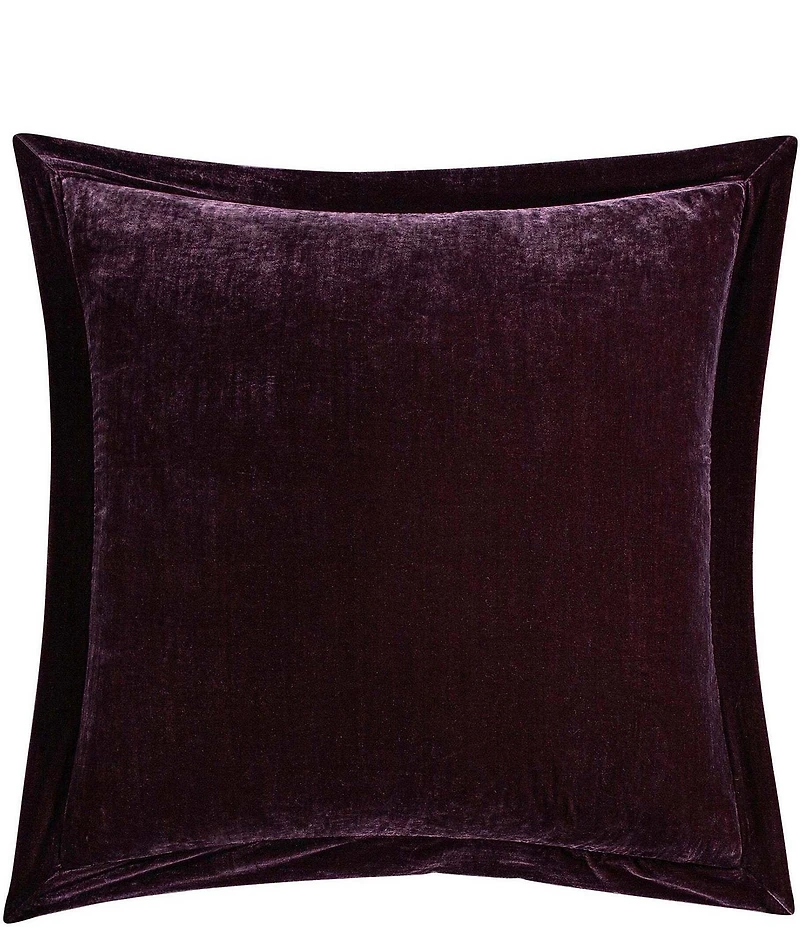 HiEnd Accents Stella Silk Velvet Flanged Euro Sham