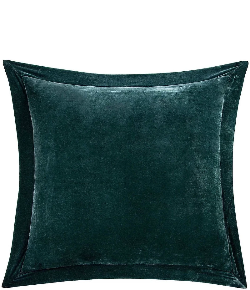 HiEnd Accents Stella Silk Velvet Flanged Euro Sham