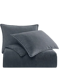 HiEnd Accents Stonewashed Cotton Canvas Duvet Cover Mini Set