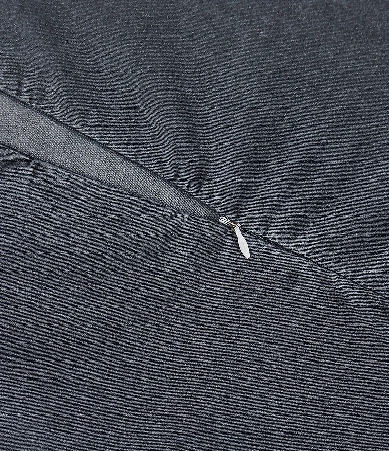 HiEnd Accents Stonewashed Cotton Canvas Duvet Cover Mini Set