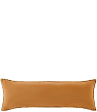 HiEnd Accents Stonewashed Cotton Canvas Long Lumbar Pillow