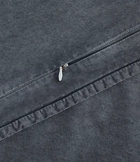 HiEnd Accents Stonewashed Cotton Canvas Long Lumbar Pillow