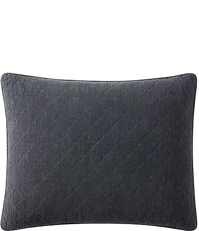 HiEnd Accents Stonewashed Cotton Gauze Diamond Quilted Stitch Pillow Sham