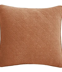 Hiend Accents Stonewashed Cotton Gauze Diamond Stitch Euro Sham