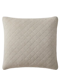 Hiend Accents Stonewashed Cotton Gauze Diamond Stitch Euro Sham